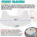 Clear Tray Cover Compatible with Stokke Tripp Trapp High Chair Tray
