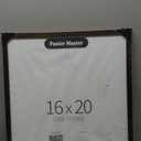 Poster Master 16"x20" Dark Brown Wood Frames - 16x20 Poster Frames - Frame for Wall Art, Poster & Photo - 16x20 Frame Wood - Art Frames 16x20 - Wood Poster Sized Frame to Fit 16x20 Picture - Pack of 1