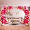 3 x Simplepolymer 125PCS Daisy Flower Balloon Garland Arch Set with Confetti Star Latex Colorful Balloon Party Decorations for Birthday Anniversary Wedding Luau Party Decor