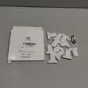 Patelai 12 Pieces Padded Comforter Clips White Duvet Clips Padded Blanket Fasteners to Secure Bedding for Preventing Comforters From Shifting Inside Duvet Cover Sweet Sleeping