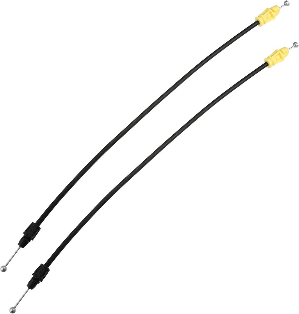 X AUTOHAUX 2pcs Car Door Latch Release Cable for Chevrolet Silverado 1500 2500 3500 HD for GMC Sierra 1500 2500 3500HD for Chevrolet Cheyenne Inside Door Handle Latch Cable 20783848 25880301