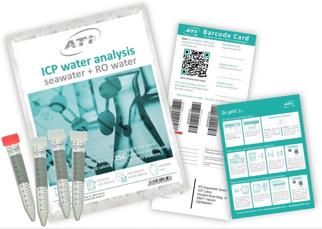ATI ICP-OES Complete Saltwater Water Test Kit