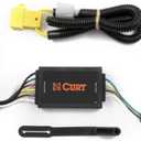 CURT 55378 Vehicle-Side Custom 4-Pin Trailer Wiring Harness, Fits Select Toyota Tundra