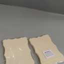 50 Pack Blank Kraft Cards Cardstock Thick Paper Brown Greeting Cards for DIY Gift Card Menus, Baby Shower and Wedding Invitations (Cream, 5x7IN)