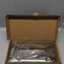 Wanheart Gray Framed Bubble License Plate Cover Set  2P Curved ABS Shield for 126 US Plates, Scratch & Weather Resistant Protection with Screws & Caps, Front & Rear Car Accessories (Frameless Gray)