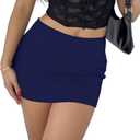 Leopard Cheetah Skirt with Shorts, Sexy Night Club High Waist Elastic Leopard Print Bodycon Mini Skirts for Women (XS)