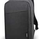 Lenovo Laptop Backpack B210, 15.6-Inch Laptop/Tablet, Durable, Water-Repellent, Lightweight, Clean Design, Sleek for Travel, Business Casual or College, GX40Q17225, Black