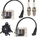2PCS 24-584-01S Ignition Coil with Spark Plug for MTD 2054F CH20 CH18 CH20QS CH20S CH20GS CH18GS Engine