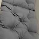Blazing Needles, Plain Microsuede Rocking Chair Cushion