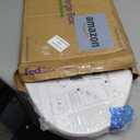 KOHLER 20110-0 Brevia, Slow Close Toilet Seat, Elongated Toilet Seat, Grip-Tight Bumpers Quick-Attach Hardware, White