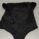 Womens Shapewear Bodysuit Body Shaper Thong (Small, Pure Black)