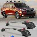 2026 Roof Rack Cross Bars 360lbs Compatible with Subaru Forester 2014-2026 (Not for Wilderness) Lockable Aluminum Roof Rails Crossbar Cargo Bars Luggage Rack Bike Snowboard