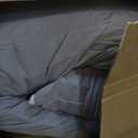MAXYOYO 6" Extra Thick Japanese Floor Mattress Futon Mattress, Foldable Tatami Pad for Adults, Roll Up Floor Mat for Living Room Guest Room RV, Grey, Twin