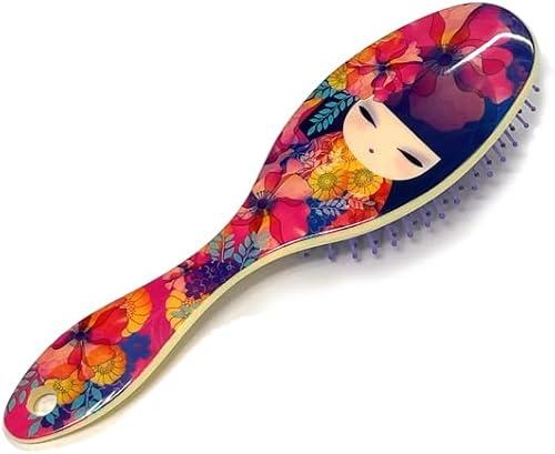 Kimmidoll Hairbrush for women, detangling, plastic comb, 1.4×2.6×6.5 inch (KYOKA)