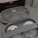 Momcozy M5 Hands-Free Wearable Breast Pump, Double-Sealed Flange for Baby-Like Comfort, 3 Modes & 9 Suction Levels, Portable Electric Pump – 24mm, 2-Pack Quill Gray