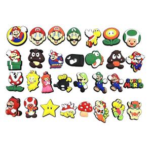 35Pcs Cartoon Croc Charms for Shoe, Cartoon Shoe Charms for Clogs Sandals Decoration, Pack Of 2