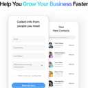 Popl Smart NFC Business Card - Sleek Modern Digital Business Card w/Instant App-Free Sharing - Customizable NFC Cards Compatible w/iPhone & Android (100% Recycled)