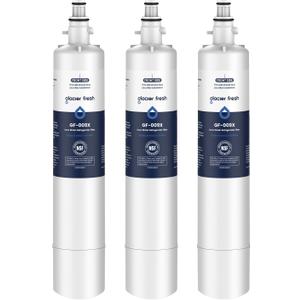 GLACIER FRESH Replacement for RPWFE, RPWF (Built-in CHIP) Refrigerator Water Filter, Compatible with GFE28GYNFS, GFE28GELDS, PFE28KELDS, PFE28KYNFS, GFD28GELDS, PWE23KELDS, PWE23KMKES, 3 Pack