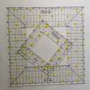 2Pcs Acrylic Quilting Rulers - 2 Different Size Durable Patchwork Templates for Sewing, DIY Clothing & Stitching, Essential Square Ruler for Crafting