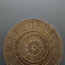 CHI AN HOME Wicker 23 Inch Jute Wall Decor Baskets, Set of 6 Extra Large Woven Jute Wall Plates, 23",21",15",13",12,10", Decorative Baskets for Wall Arts, Wall Hanging for Bedroom, Living Room, Office