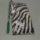 Zebra Skin Pattern Fabric by The Yard for Chairs African Wild Animal Upholstery Fabric for Arts DIY Black and White Stripes ,1 Yard