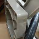 Suncast 100 ft Garden Hose Holder Wall Mount, Taupe Heavy-Duty Wall Mounted Water Hose Reel for Outside Use, Manually Retractable Sidewinder, Open Space-Saving Storage, Made in the USA