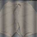 Mens Knee Length Pants Elastic Waist Drawstring Lounge Shorts Solid Loose Fit Sweatpants Comfy Shorts with Pocket S
