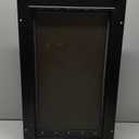 Dog Door for Wall, All Aluminum Large Doggy Door Doggie door, Pet Door Easy to Install, 2 Magnetic Flaps Energy Efficient, Wide Telescoping Tunnel for Interior & Exterior Walls, Pet Up to 110 Lb-Black