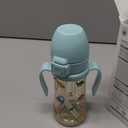 GROSMIMI Flip Top Spill Proof Sippy Cup, PPSU, BPA Free, 10 oz, Stage 2 Straw for Toddlers (Dinosaur)