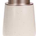 Bosilunlife Hand Soap Dispenser - 12oz Ceramic Soap Dispenser Bathroom Refillable Liquid Soap Pump Dispenser for Bathroom Kitchen Dispenser for Dish Soap with Easy-to-Press Pump (Beige-liquid)