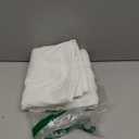 Elife 18x18 Soft Canvas Christmas Winter Snowflake Style Cotton Linen Embroidery Throw Pillows Covers w/Invisible Zipper for Bed Sofa Cushion Pillowcases for Kids Bedding (1 Pair, White)