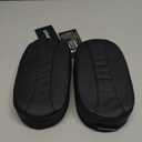 2PCS Car Knee Cushion Pad, Car Door Knee Pad Rest Cushion, Center Console Car Knee Pad Protector, Memory Foam Compact Knee Support with Hook & Loop, Nappa Leather Car Knee Support Cushion (Black)