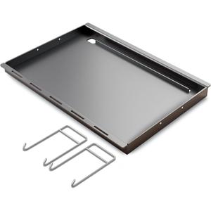 KATEEDY Grill Griddle 26" x 18.8" For Weber Genesis II & LX 300 Series Full Size Griddle Insert, Compatible with GS4 E310-E335 & S310-S340, 6788 Replacement Cooking Plate