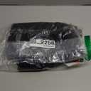 Men's Scrub Set V-Neck Scrub Sets with Nine Large Pockets (Medium-TALL, Black)