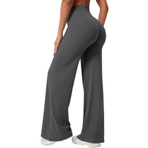 YEOREO Workout Leggings Womens No Front Seam Straight Leggings High Waist Buttery Eddiy Gym Yoga Pants, Size: M