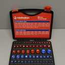 Thread Checker, 66pcs Nut and Bolt Thread Checker, 33 Inch & 33 Metric Box Set Thread Gauge, Thread Checker Standard and Metric Suitable for Size Checker of Bolts or Nuts in Narrow Areas