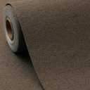 SHUFA Brown Cotton-Like Textured Grasscloth Wallpaper Matte Thick Real Woven Fabric Peel and Stick Contact Paper Removable Self Adhesive Washable (16.5"x236.2") A7