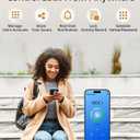 Philips Wi-Fi Smart Lock with Handle, Keyless Entry Keypad Door Lock with Handle, Front Door Deadbolt Set with WiFi Gateway, App Control, Fingerprint Unlock, PIN Code Unlock, Auto Locking