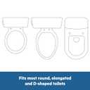 Bright Starts Disney Baby Stitch Flip & Sit Potty Training Seat, Attaches to Toilet Securely, Space Saving Design Fits Most Toilets, Easy to Clean