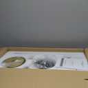 Ceiling Fans with LED Lights, 52 Inch 5-Blade Ceiling Fan Remote Control, Industrial Ceiling Fan with Reversible DC Motor, Downrod Mount LED Ceiling Light Chandelier for Bedroom (Gold & Black)