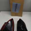 AOKIO Glossy Black Exterior Side Mirror Cover Door Rear View Mirror Caps Trim Accessories for Toyota Corolla 2014-2018, Camry 2013-2017, CHR 2018-2022, Venza 2013-2015, Prius 2012-2018 (with Signal)