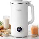 8-in-1 Nut Milk Maker Machine – Homemade Soy, Almond, Oat & Coconut Plant-Based Milk Maker – Delay Start, Keep Warm, Self-Cleaning – 20 oz