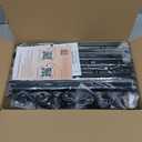 ALLZONE Tension Curtain Rods for Windows, Adjustable 31 to 83 Inch Wide, Freestanding Curtain Rods No Drilling, Apartment Renter Friendly, Heavy Duty, for Room Divider, Doorway,63 to 130Inch Height (Black)