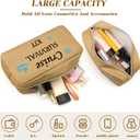 3 x Cruise Makeup Bag Gift Cruise Lovers Gift Cruise Cosmetic Bag for Women Friends Cruise Accessories Cruise Ship Makeup Bag Cruise Lover Summer Vacation Gift Cruise Gifts Ideas Cruise Themed Gift