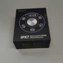 Bluetooth Speaker, Shower Speaker, IP7 Waterproof Portable Speakers Bluetooth 5.4 with HD Sound, RGB Light/LED Display/Hands-Free Call/Suction Cup Perfect for Bathroom Sing-Along Stocking Stuffers (Black)