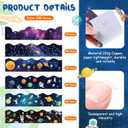 Containlol Borders for Bulletin Board Decoration, 118 ft Outer Space Scalloped Trim Classroom Bulletin Board Borders for School Office Whiteboard Wall Poster Chalkboard Decor