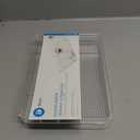 iDesign Expandable Vanity Drawer Organizer, The Clarity Collection  11.25 to 18.5, Clear