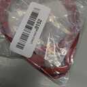 JeCar Dashboard Speaker Trim Cover ABS Interior Decoration Accessories Compatible with Jeep Grand Cherokee 2011-2020, for Dodge Durango 2011-2023, Red with Carbon Fiber Finish