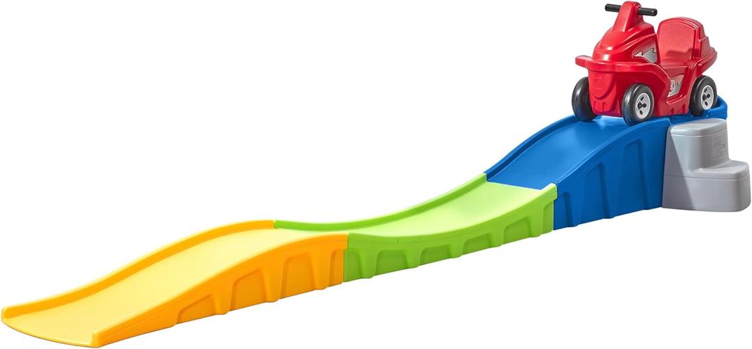 Step2 Anniversary Edition Up & Down Indoor Outdoor Roller Coaster Toy w/ Car