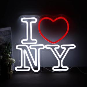 Love NY Neon Signs for Wall DecorLed Neon Light for Bedroom Office PartyChristmas gift
